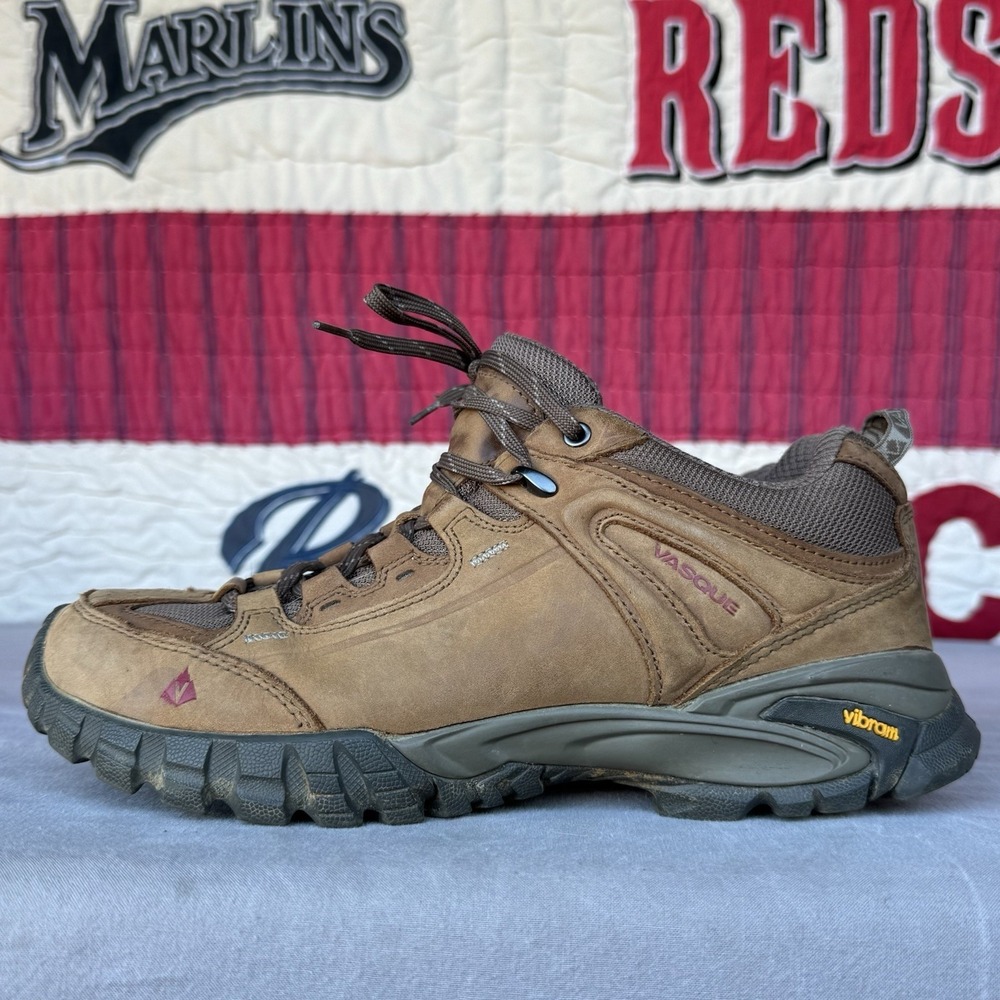 Size 10 - Vasque Mantra 2.0 Trail Hiking Low BootsShoes 7066 Mens Brown Leather